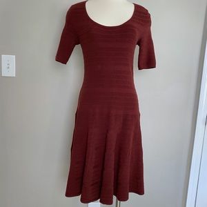 Drop Skirt Sweater Dress
